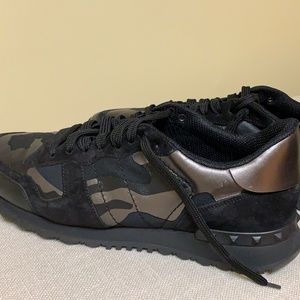 Valentino Garavani--Rockrunner Camo Leather